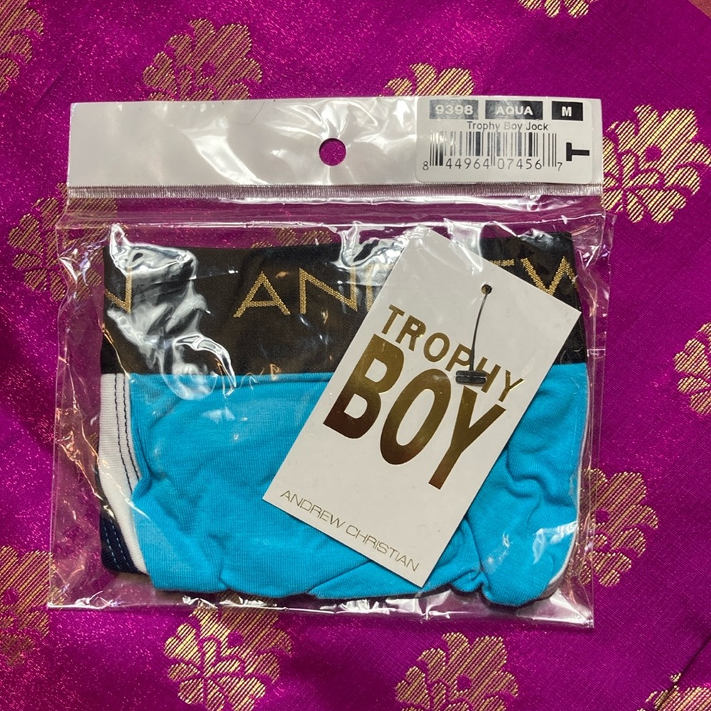 Andrew Christian Trophy Boy Aqua Jock